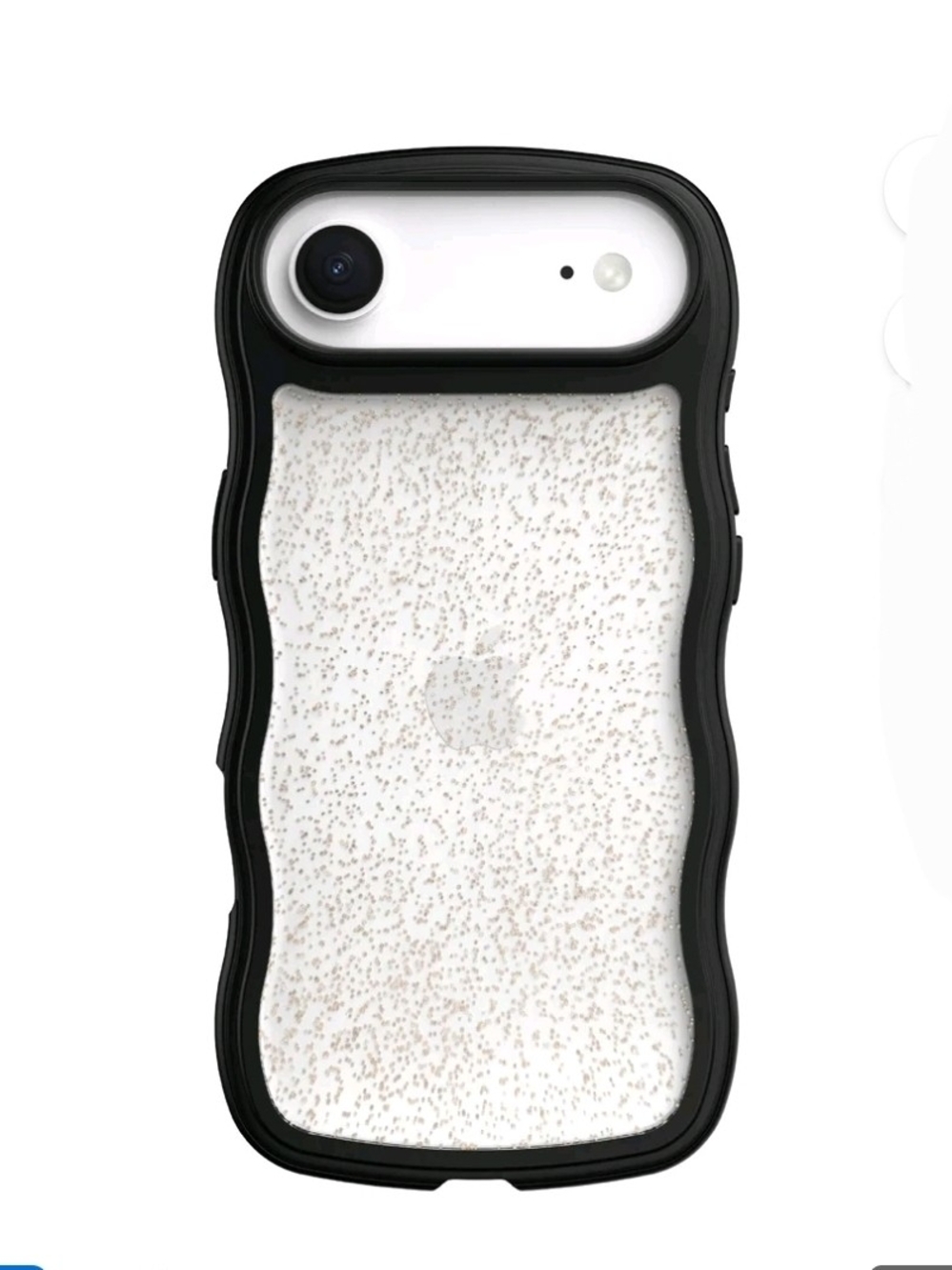 onn. Wavy Grip Phone Case for iPhone Air Silver/Gold Glitter BNIB